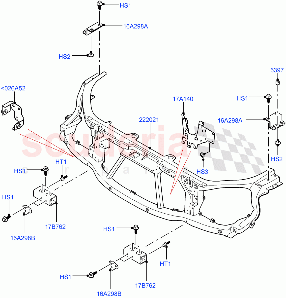 Front Panels, Aprons & Side Members(Front Panel) of Land Rover Land Rover Range Rover (2012-2021) [4.4 DOHC Diesel V8 DITC]