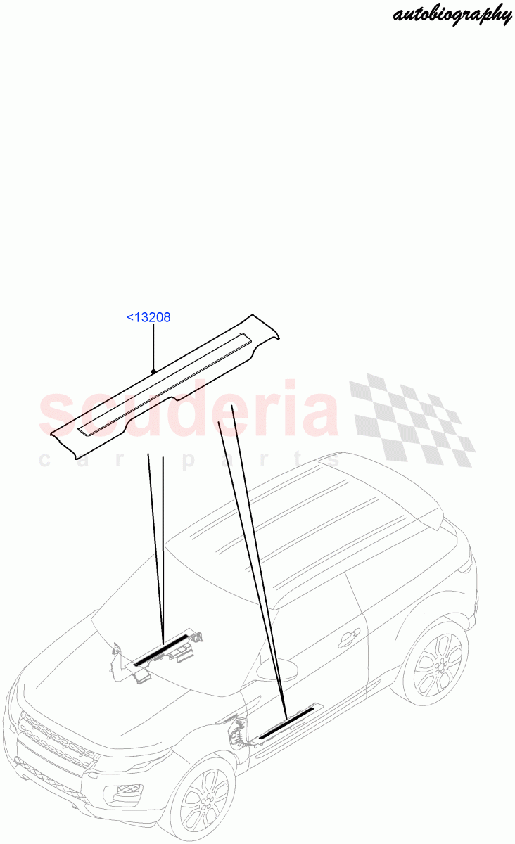 Side Trim(Sill)(3 Door,Halewood (UK),Autobiography Pack)((V)FROMFH000001) of Land Rover Land Rover Range Rover Evoque (2012-2018) [2.2 Single Turbo Diesel]