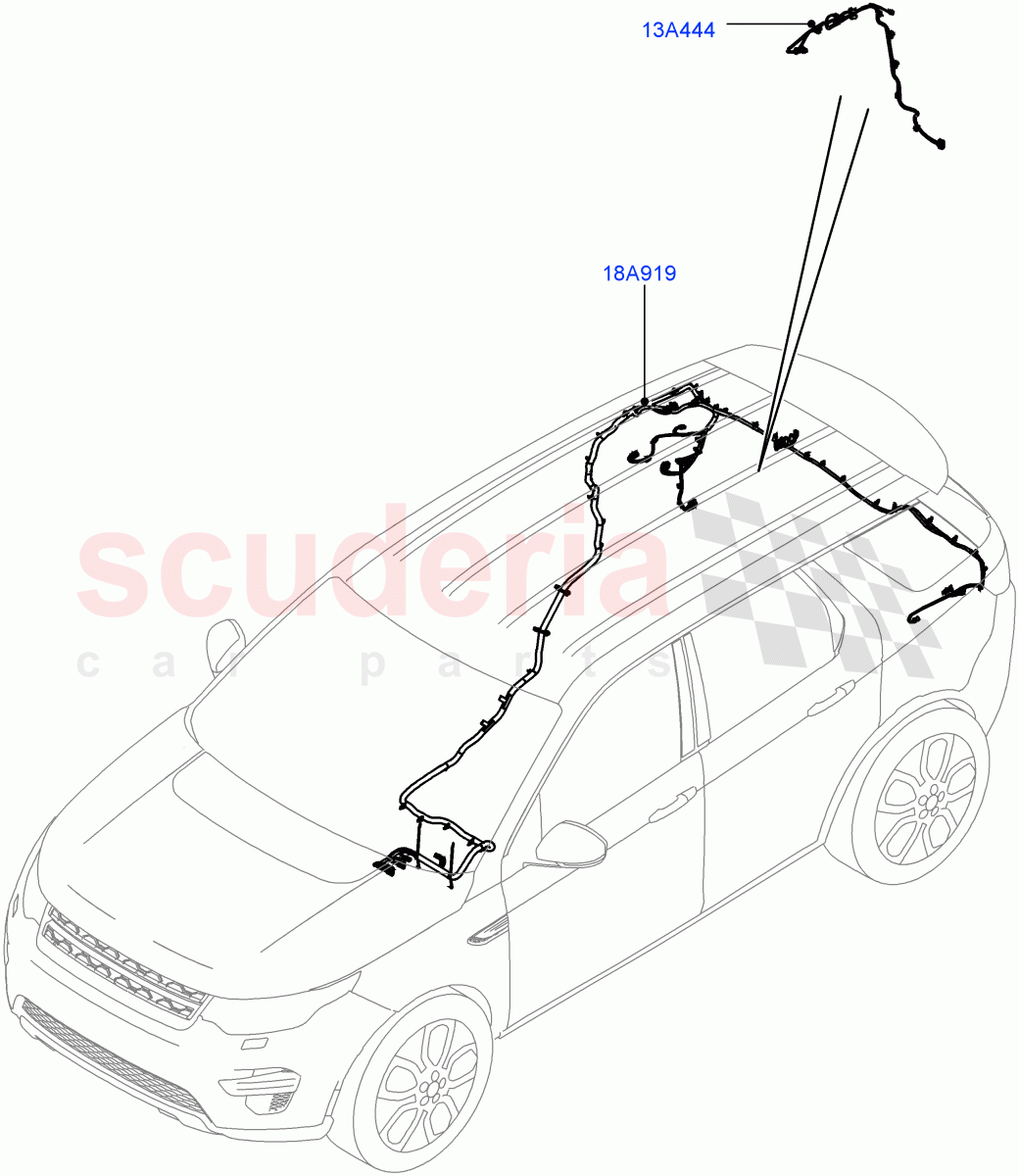 Electrical Wiring - Body And Rear(Audio/Navigation/Entertainment)(Changsu (China))((V)FROMFG000001) of Land Rover Land Rover Discovery Sport (2015+) [2.0 Turbo Petrol AJ200P]