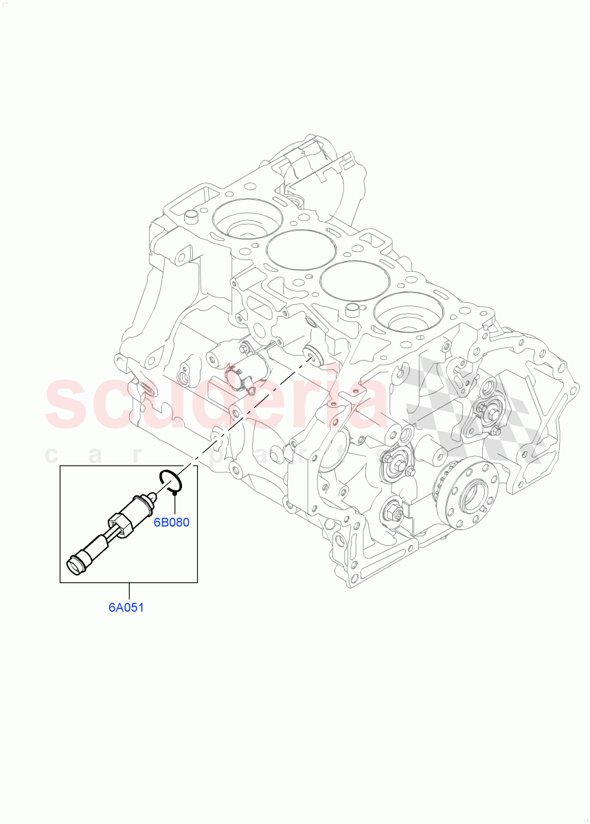 Engine Heater(2.0L I4 DSL MID DOHC AJ200,2.0L I4 DSL HIGH DOHC AJ200)((V)FROMGH000001) of Land Rover Land Rover Discovery Sport (2015+) [2.0 Turbo Diesel]