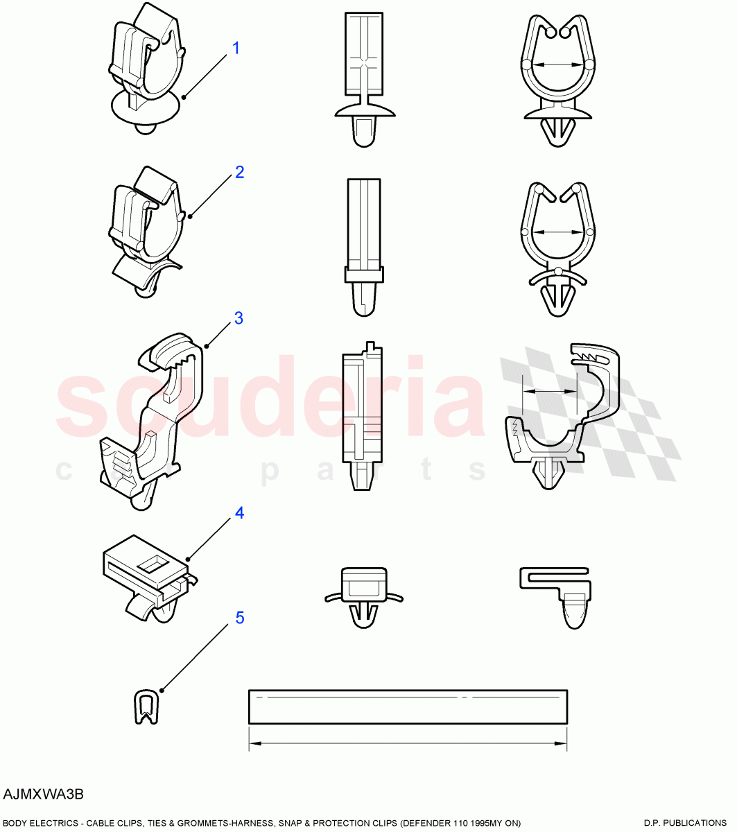 Harness, Snap & Protection Clips((V)FROM7A000001) of Land Rover Land Rover Defender (2007-2016)
