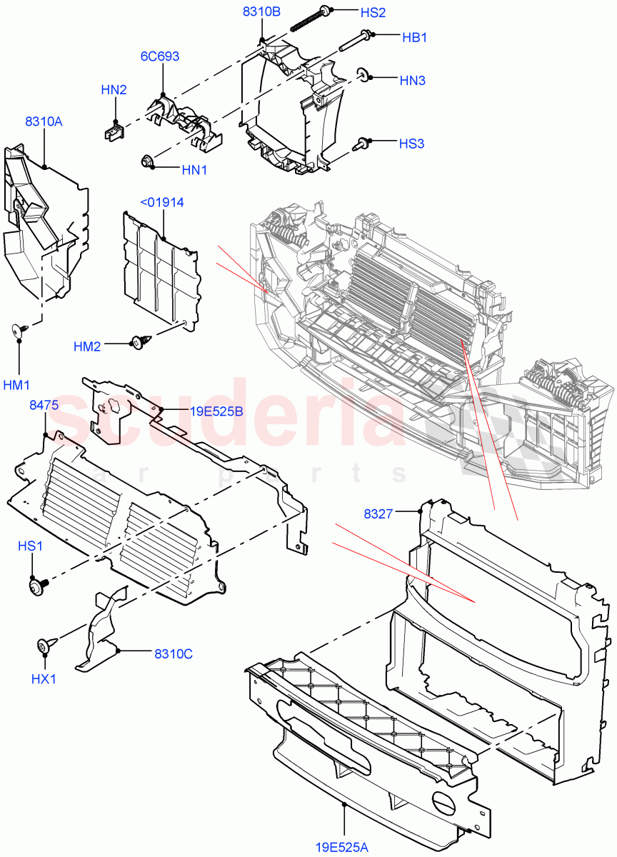 Air Deflectors of Land Rover Land Rover Range Rover (2012-2021) [3.0 I6 Turbo Petrol AJ20P6]