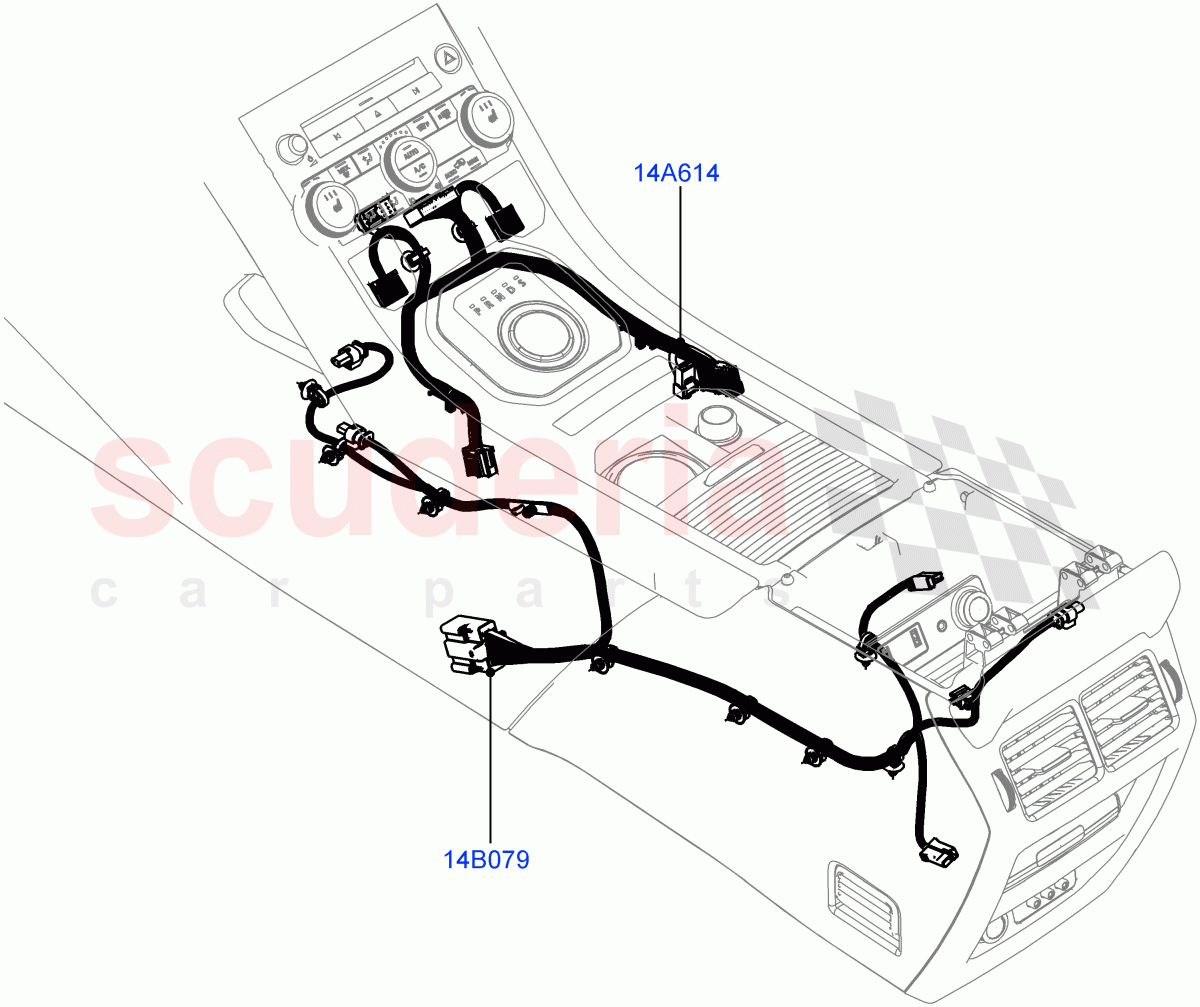 Electrical Wiring - Engine And Dash(Console)(Changsu (China))((V)FROMEG000001) of Land Rover Land Rover Range Rover Evoque (2012-2018) [2.0 Turbo Petrol AJ200P]