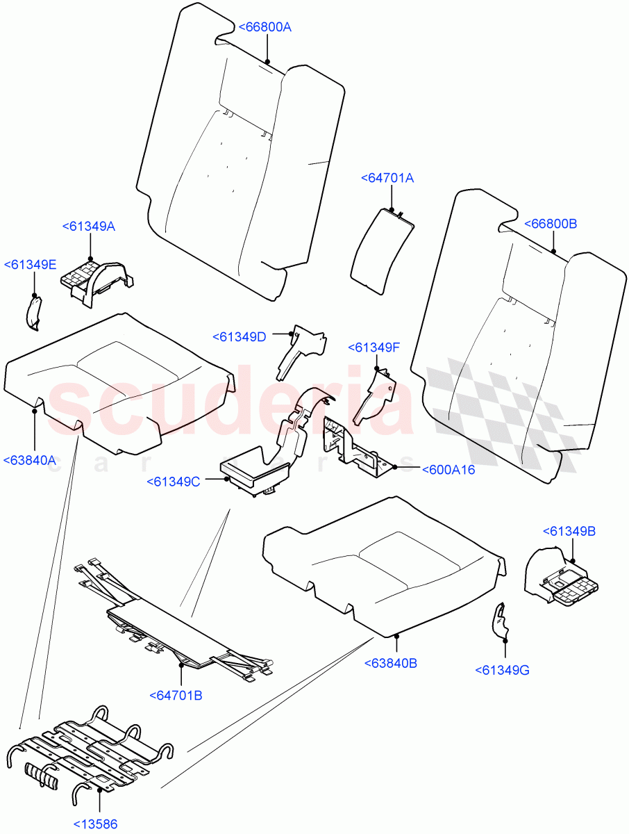 Rear Seat Pads/Valances & Heating(Row 3)(Changsu (China),Third Row Dual Individual Seat,With 3rd Row Double Seat)((V)FROMFG000001) of Land Rover Land Rover Discovery Sport (2015+) [2.0 Turbo Diesel AJ21D4]