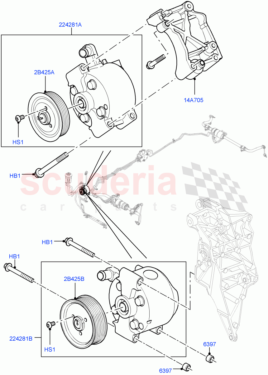 Active Anti-Roll Bar System(ARC Pump)((V)TO9A999999) of Land Rover Land Rover Range Rover Sport (2005-2009) [4.2 Petrol V8 Supercharged]