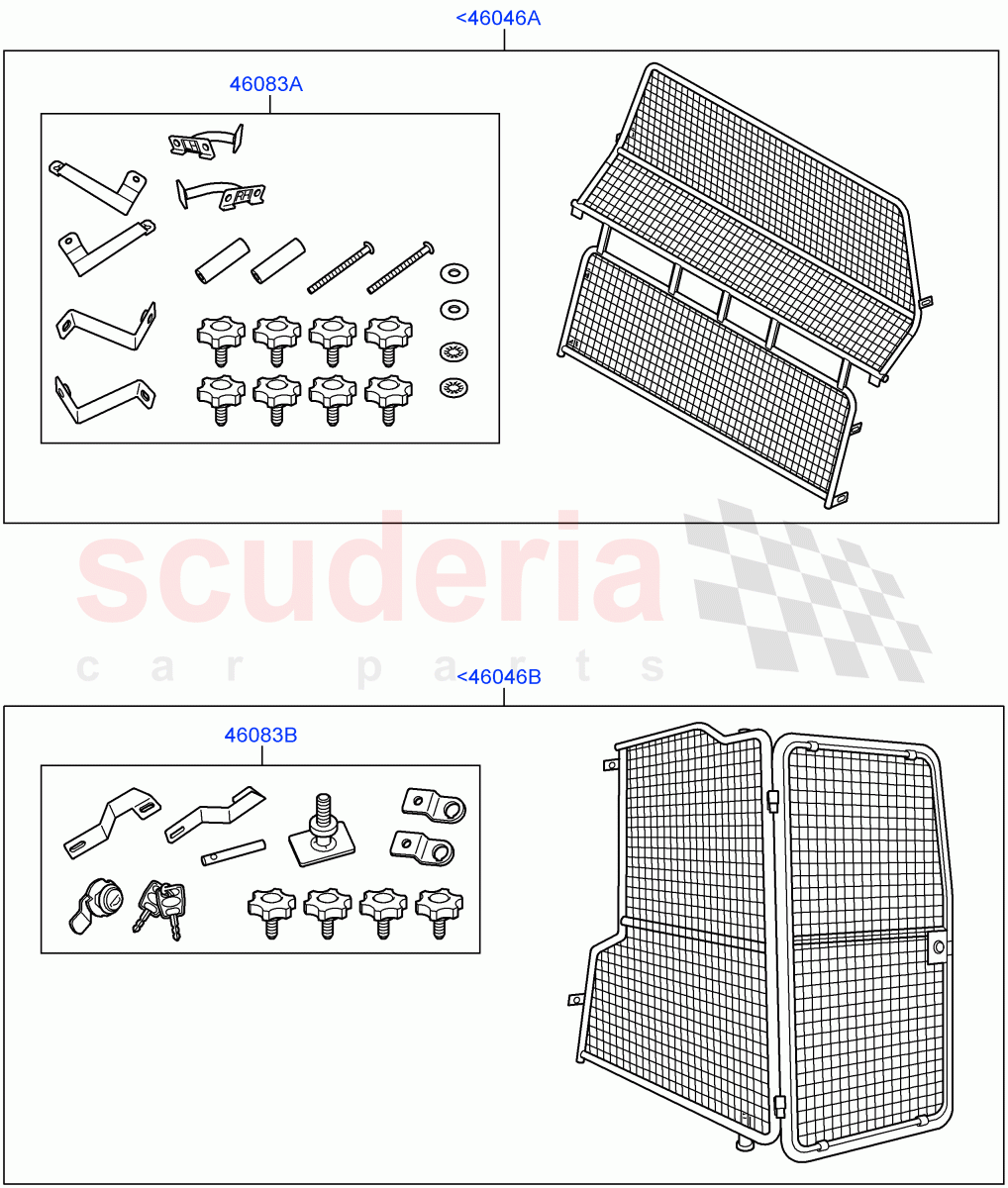 Dog Guard/Partition(Accessory)((V)FROMAA000001) of Land Rover Land Rover Discovery 4 (2010-2016) [4.0 Petrol V6]