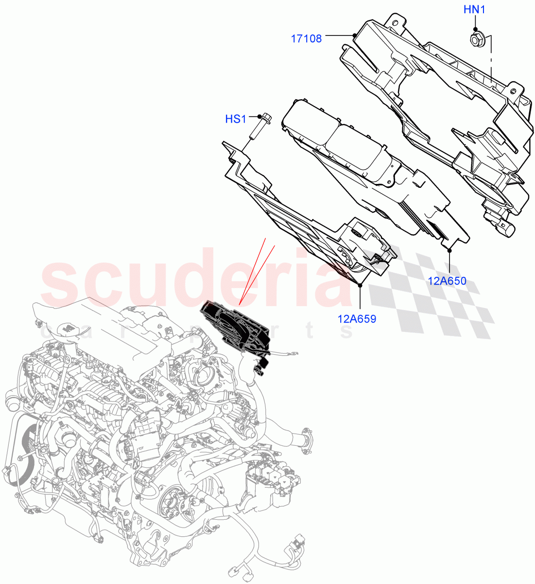 Engine Modules And Sensors(2.0L AJ20P4 Petrol Mid PTA,Changsu (China)) of Land Rover Land Rover Range Rover Evoque (2019+) [2.0 Turbo Petrol AJ200P]