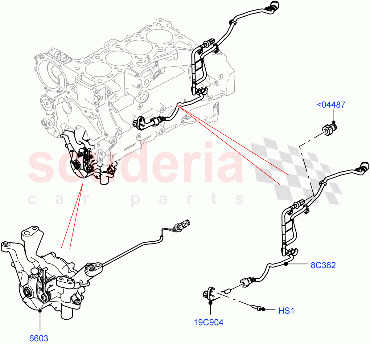 Vacuum Control And Air Injection(Nitra Plant Build)(2.0L AJ200P Hi PHEV)((V)FROML2000001) of Land Rover Land Rover Defender (2020+) [2.0 Turbo Petrol AJ200P]