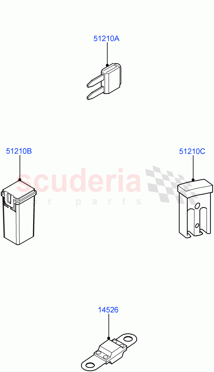 Fuses, Holders And Circuit Breakers of Land Rover Land Rover Defender (2020+) [5.0 OHC SGDI SC V8 Petrol]