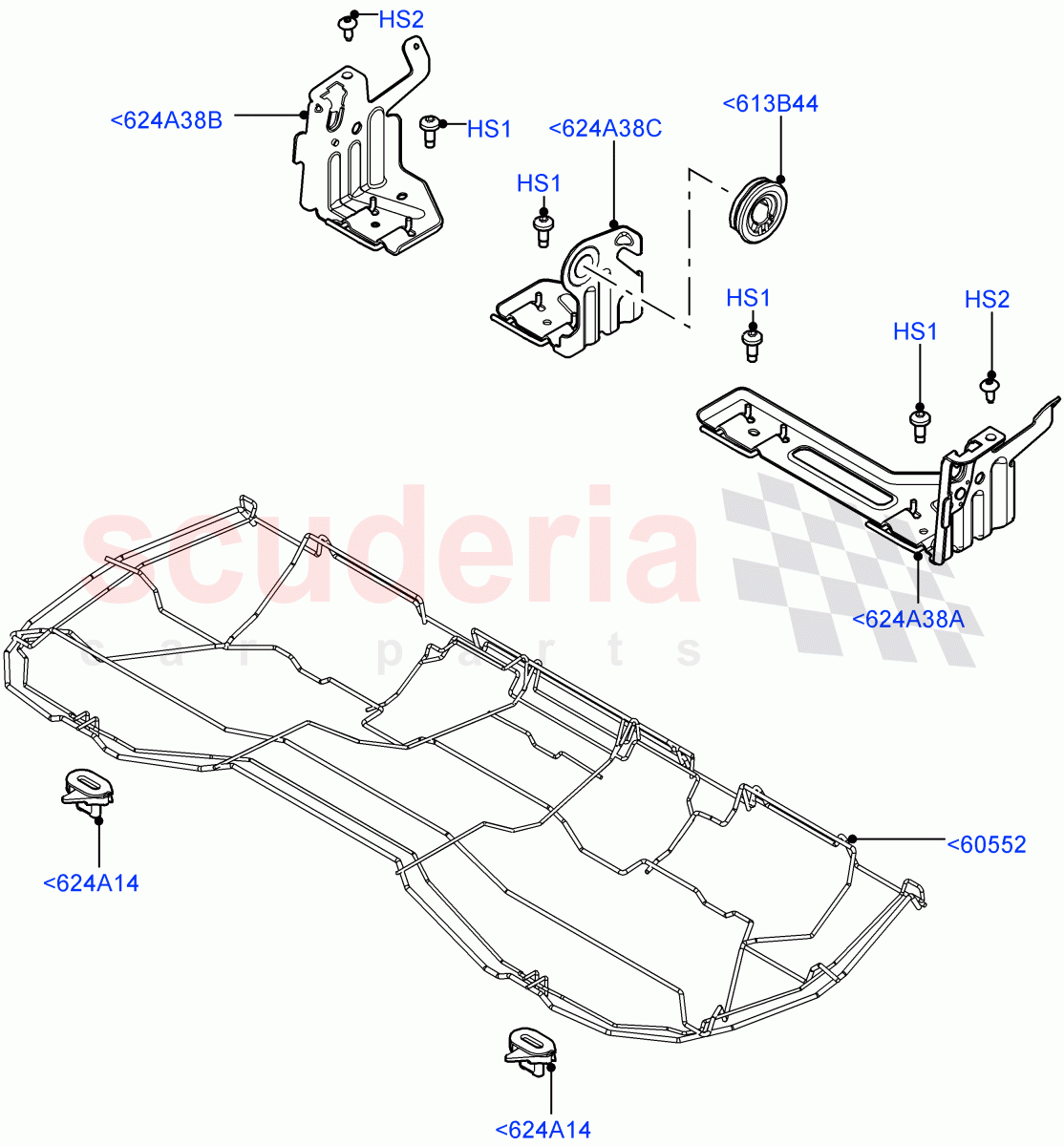 Rear Seat Base(Changsu (China))((V)FROMEG000001) of Land Rover Land Rover Range Rover Evoque (2012-2018) [2.2 Single Turbo Diesel]