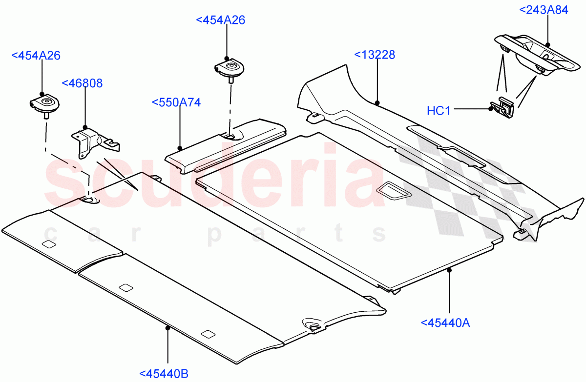 Load Compartment Trim(Floor)((V)FROMAA000001) of Land Rover Land Rover Range Rover Sport (2010-2013) [5.0 OHC SGDI SC V8 Petrol]