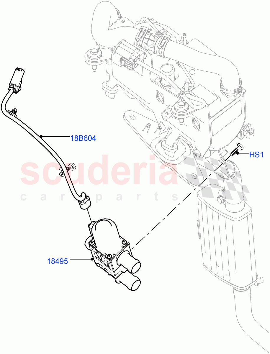 Auxiliary Fuel Fired Pre-Heater(Heater Water Control)(With Fresh Air Heater,With Fuel Fired Heater)((V)TOHA999999) of Land Rover Land Rover Range Rover (2012-2021) [4.4 DOHC Diesel V8 DITC]