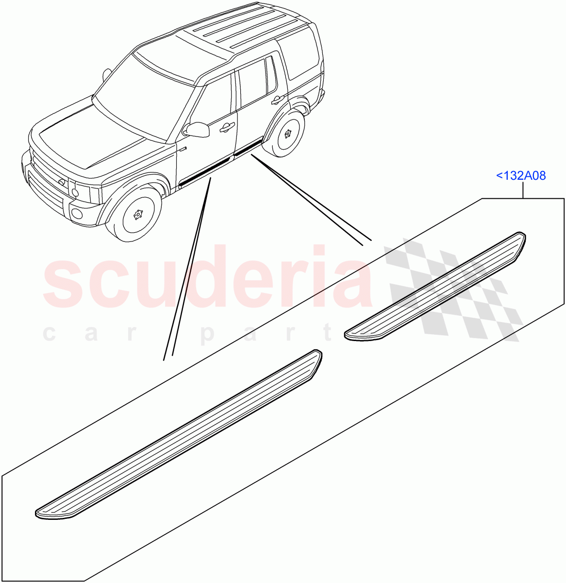 Door Sill Protection(Accessory)((V)FROMAA000001) of Land Rover Land Rover Discovery 4 (2010-2016) [4.0 Petrol V6]