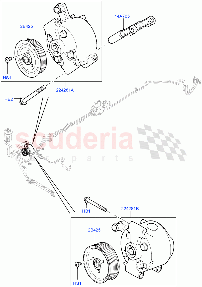 Active Anti-Roll Bar System(ARC Pump)(With Roll Stability Control)((V)FROMAA000001) of Land Rover Land Rover Range Rover Sport (2010-2013) [5.0 OHC SGDI SC V8 Petrol]
