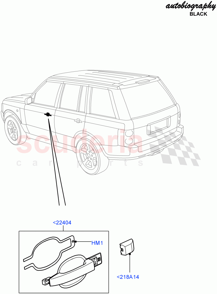 Front Door Lock Controls(Autobiography Black LE)((V)FROMAA313069) of Land Rover Land Rover Range Rover (2010-2012) [5.0 OHC SGDI SC V8 Petrol]