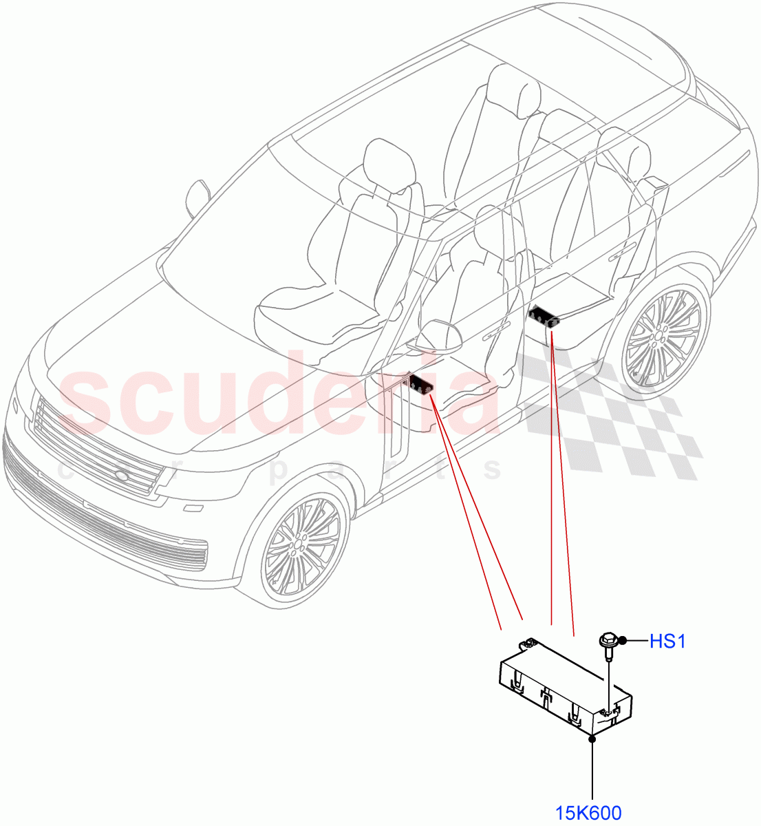 Vehicle Modules And Sensors(Seats) of Land Rover Land Rover Range Rover (2022+) [3.0 I6 Turbo Diesel AJ20D6]
