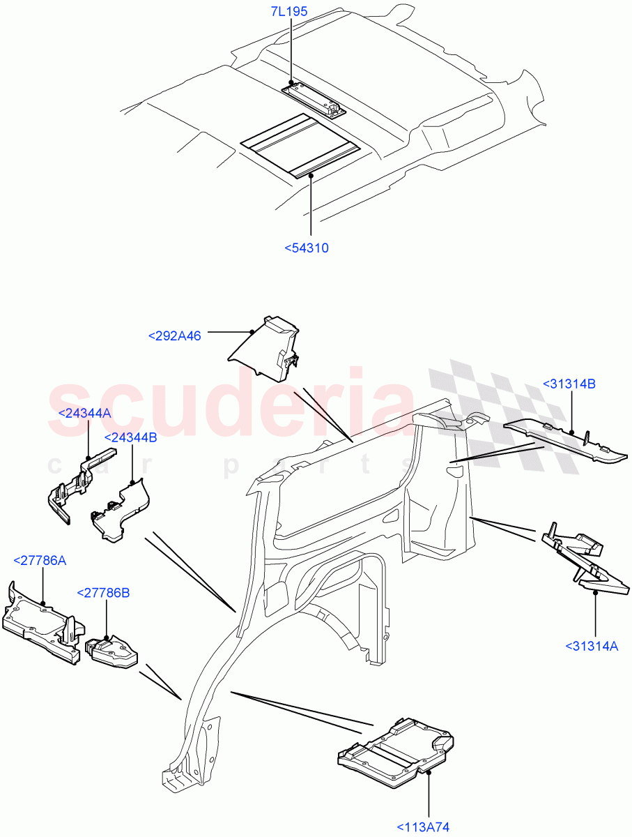 Insulators - Rear((V)FROMAA000001) of Land Rover Land Rover Discovery 4 (2010-2016) [3.0 DOHC GDI SC V6 Petrol]