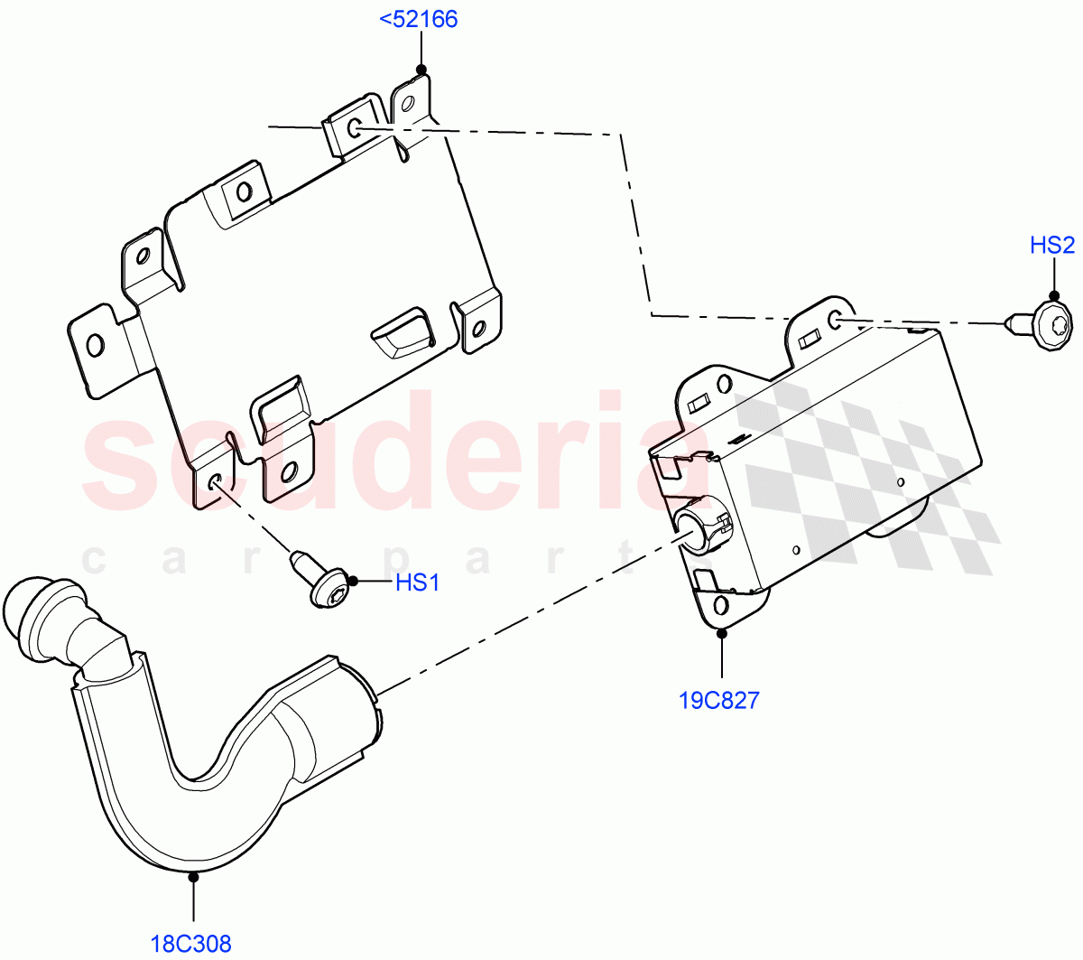 Heater/Air Cond.External Components(Ioniser)(Cabin Air Quality Ionisation,Cabin Air Ionisation / PM2.5) of Land Rover Land Rover Defender (2020+) [3.0 I6 Turbo Diesel AJ20D6]