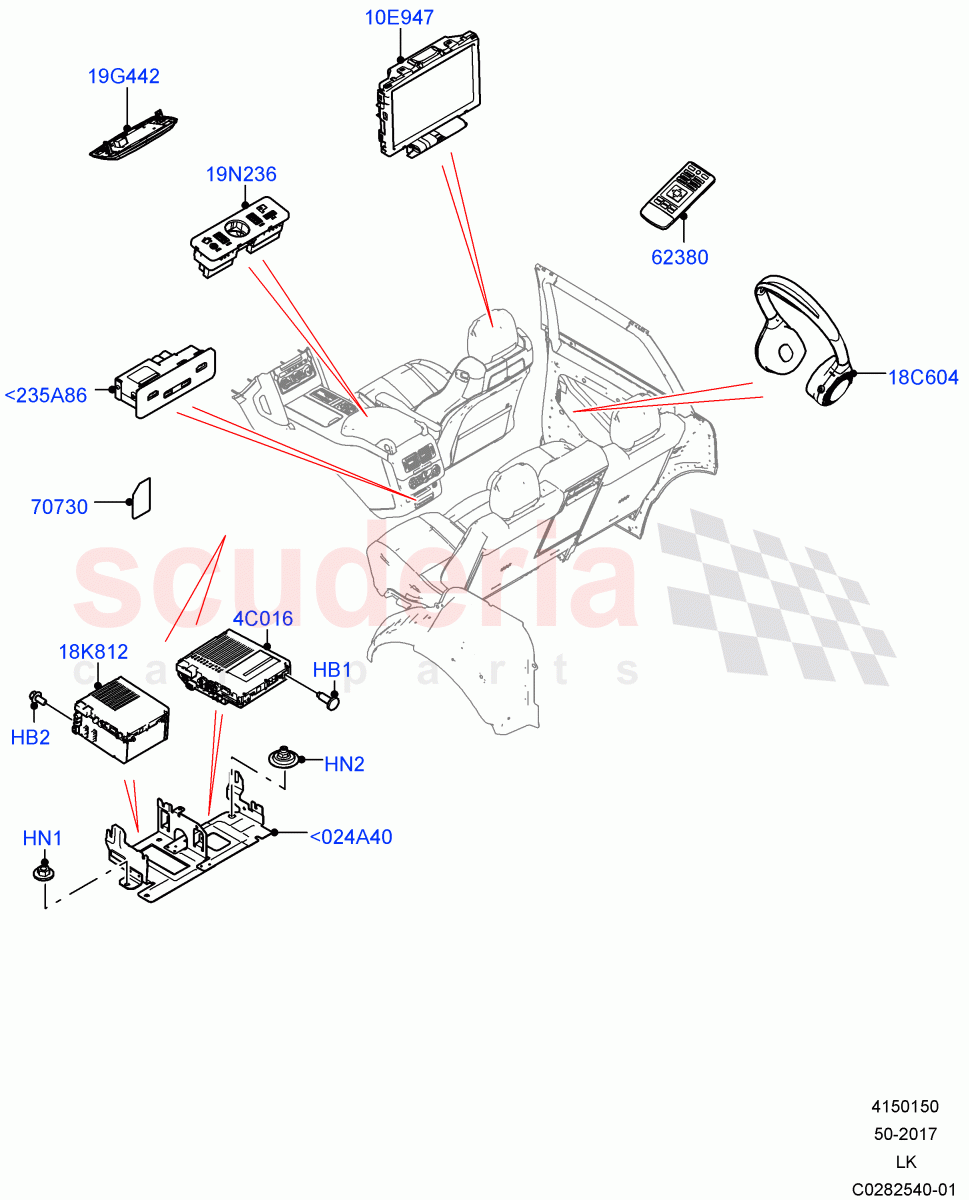 Family Entertainment System((V)FROMJA000001) of Land Rover Land Rover Range Rover Sport (2014+) [3.0 DOHC GDI SC V6 Petrol]