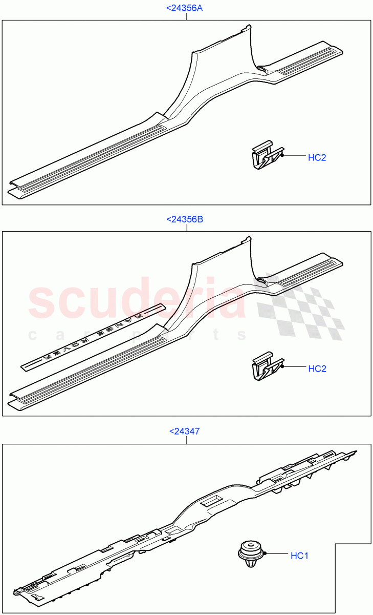 Side Trim(Sill)((V)TO9A999999) of Land Rover Land Rover Range Rover Sport (2005-2009) [2.7 Diesel V6]