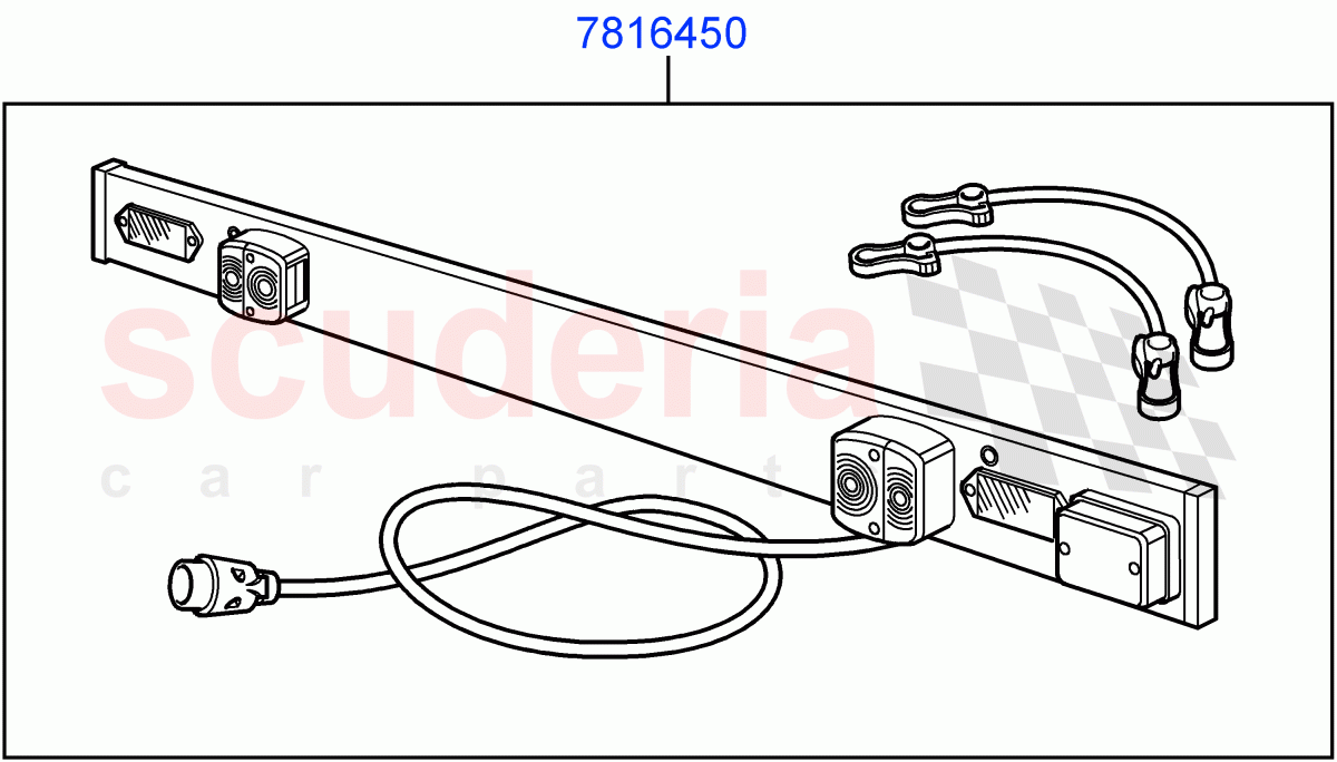 Towing Electrics(Lighting Board, Accessory) of Land Rover Land Rover Range Rover Sport (2014+) [3.0 Diesel 24V DOHC TC]