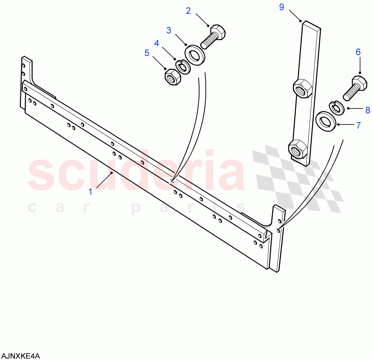 Rear Body Lower - Toe Panel(110" And 130" Wheelbase)((V)FROM7A000001) of Land Rover Land Rover Defender (2007-2016)