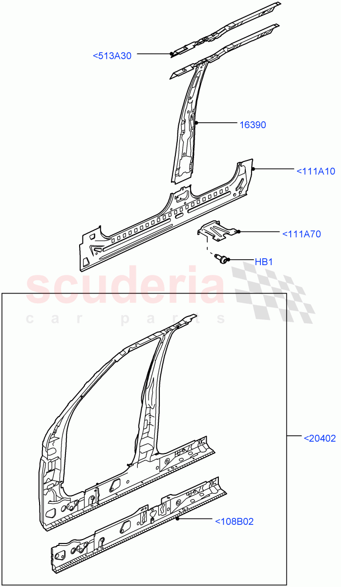 Side Panels - Inner(Front)((V)FROMAA000001) of Land Rover Land Rover Discovery 4 (2010-2016) [3.0 Diesel 24V DOHC TC]
