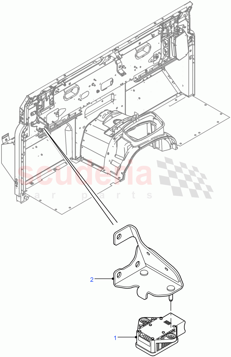 Yaw Sensor((V)FROMBA000001) of Land Rover Land Rover Defender (2007-2016)