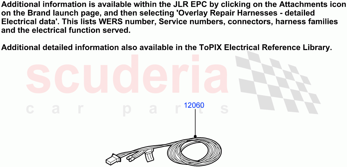 Electrical Repair Items(Infotainment - Overlay Repair Harnesses) of Land Rover Land Rover Range Rover (2012-2021) [3.0 Diesel 24V DOHC TC]
