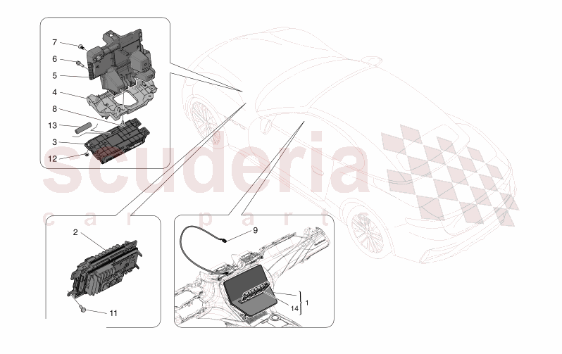 IT SYSTEM of Maserati Maserati GranCabrio M189    AUTOMATIC 4WD 3.0 BT V6 490 HP