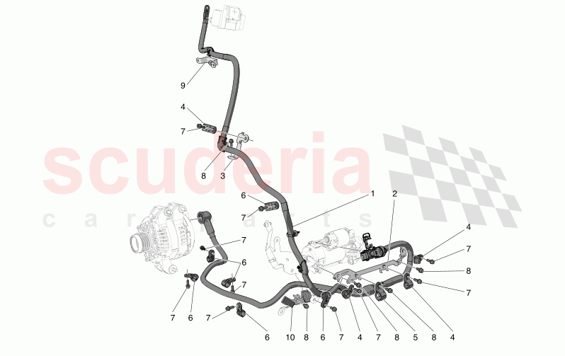 MAIN WIRING of Maserati Maserati MC20 Icona Automatic 3.0 BT V6 2WD 630HP
