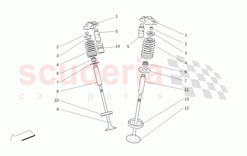 VALVES of Maserati Maserati Levante Modena Automatic 3.0 BT V6 4WD 350HP