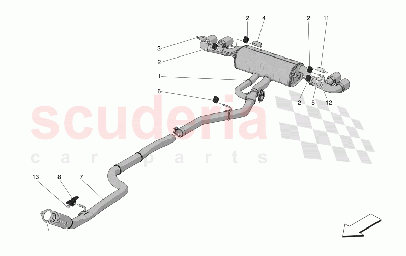 SILENCERS of Maserati Maserati Grecale GT Automatic 2.0 T4 4WD 250HP MHEV