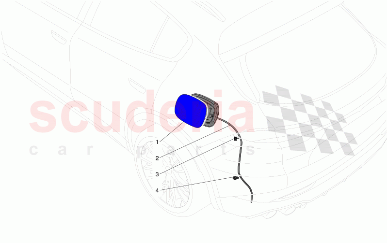 FUEL TANK DOOR AND CONTROLS of Maserati Maserati Grecale GT Automatic 2.0 T4 4WD 300HP MHEV