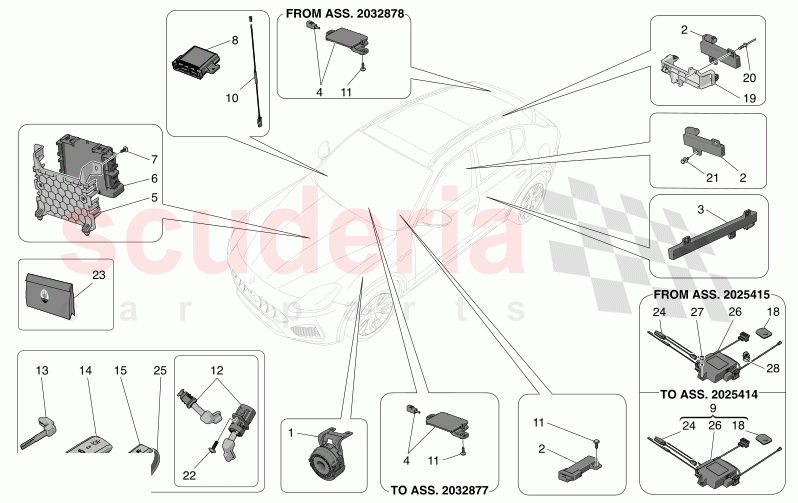 ALARM AND IMMOBILIZER SYSTEM of Maserati Maserati Grecale GT Automatic 2.0 T4 4WD 250HP MHEV