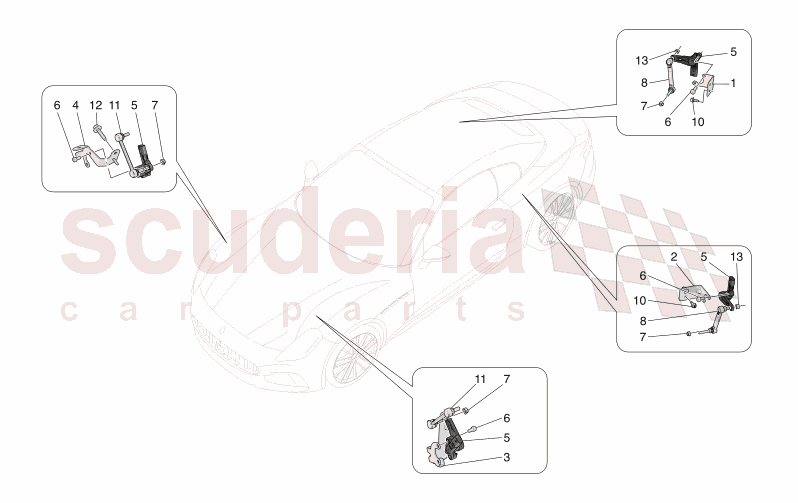 LIGHTING SYSTEM CONTROL of Maserati Maserati GranCabrio M189    AUTOMATIC 4WD 3.0 BT V6 490 HP