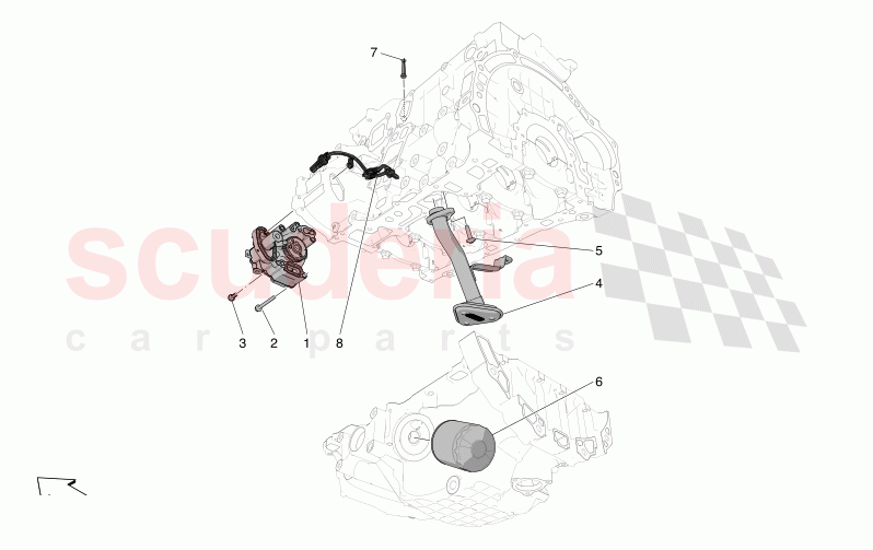 LUBRICATION SYSTEM: PUMP AND FILTER of Maserati Maserati Grecale Modena Automatic 2.0 T4 4WD 330HP MHEV