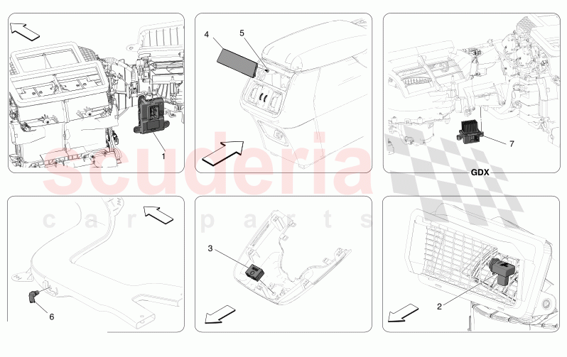 A/C UNIT: ELECTRONIC CONTROL of Maserati Maserati Grecale Trofeo Automatic 3.0 BT V6 530HP