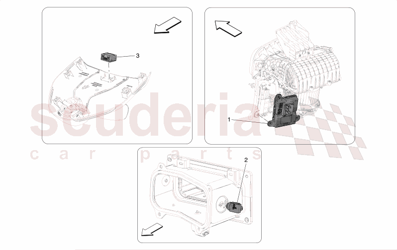 A/C UNIT: ELECTRONIC CONTROL of Maserati Maserati GranCabrio M189    AUTOMATIC 4WD 3.0 BT V6 490 HP