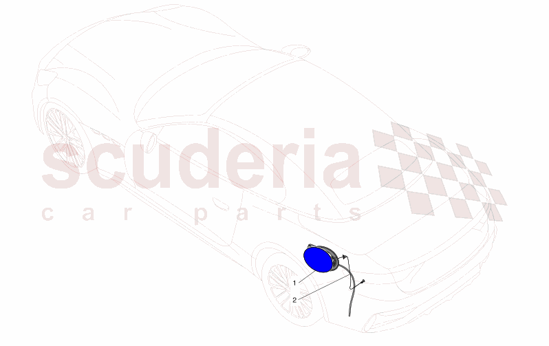 FUEL TANK DOOR AND CONTROLS of Maserati Maserati GranCabrio M189    AUTOMATIC 4WD 3.0 BT V6 490 HP