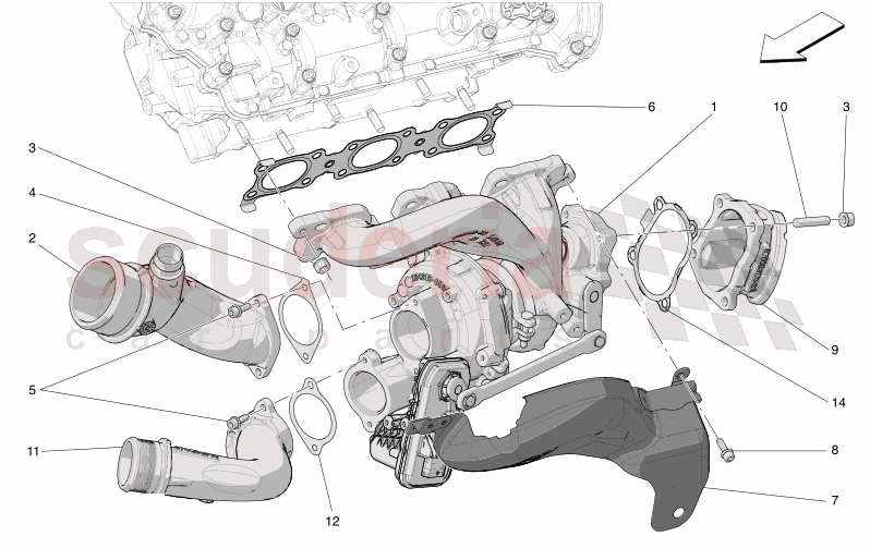 TURBOCHARGING SYSTEM: EQUIPMENTS of Maserati Maserati GranCabrio M189    AUTOMATIC 4WD 3.0 BT V6 490 HP
