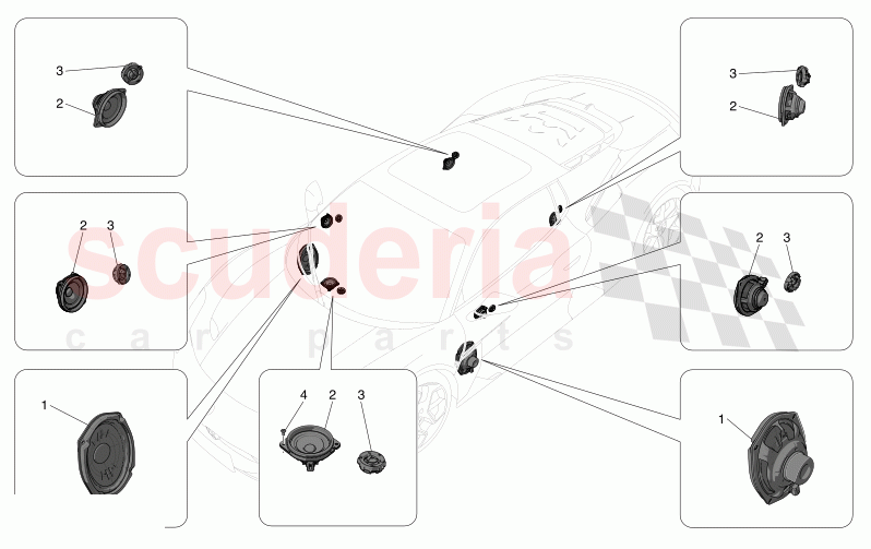 SOUND DIFFUSION SYSTEM of Maserati Maserati MC20 Notte Automatic 3.0 BT V6 2WD 630HP