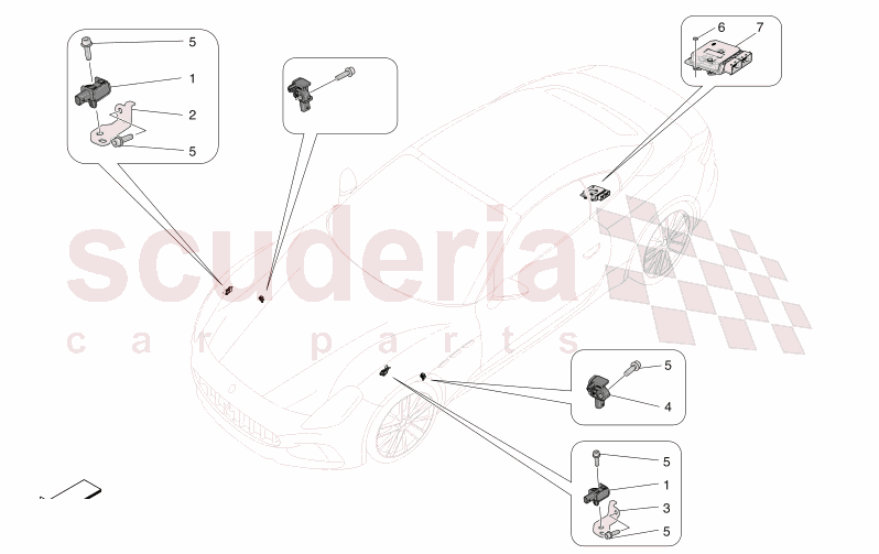 ELECTRONIC CONTROL (SUSPENSION) of Maserati Maserati GranCabrio M189 TROFEO  AUTOMATIC 4WD 3.0 BT V6 550 HP