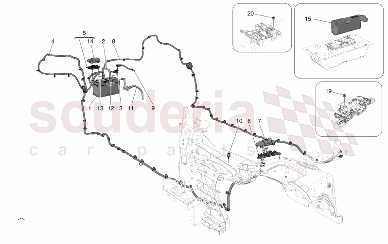 ENERGY GENERATION AND ACCUMULATION of Maserati Maserati GranTurismo M189 TROFEO  AUTOMATIC 4WD 3.0 BT V6 550 HP
