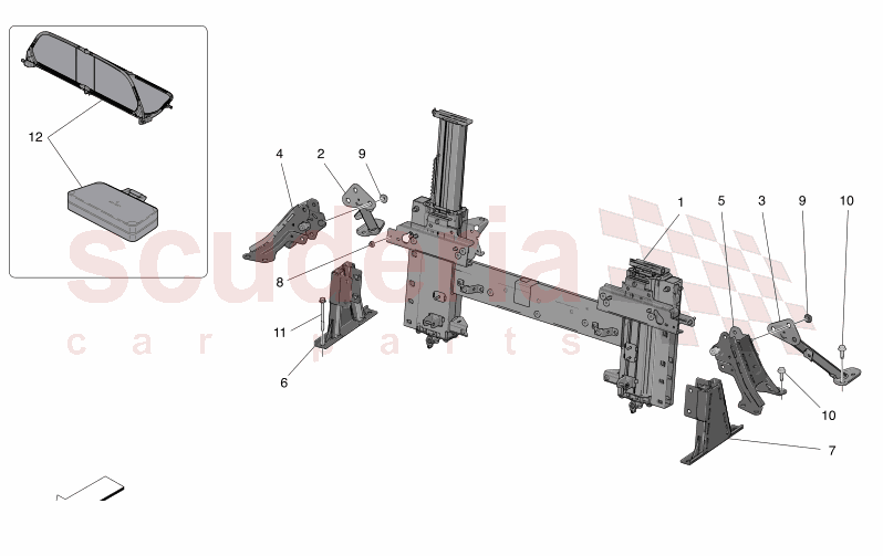 ELECTRICAL CAPOTE: ROLL BAR AND ACCESSORIES of Maserati Maserati GranCabrio M189    AUTOMATIC 4WD 3.0 BT V6 490 HP