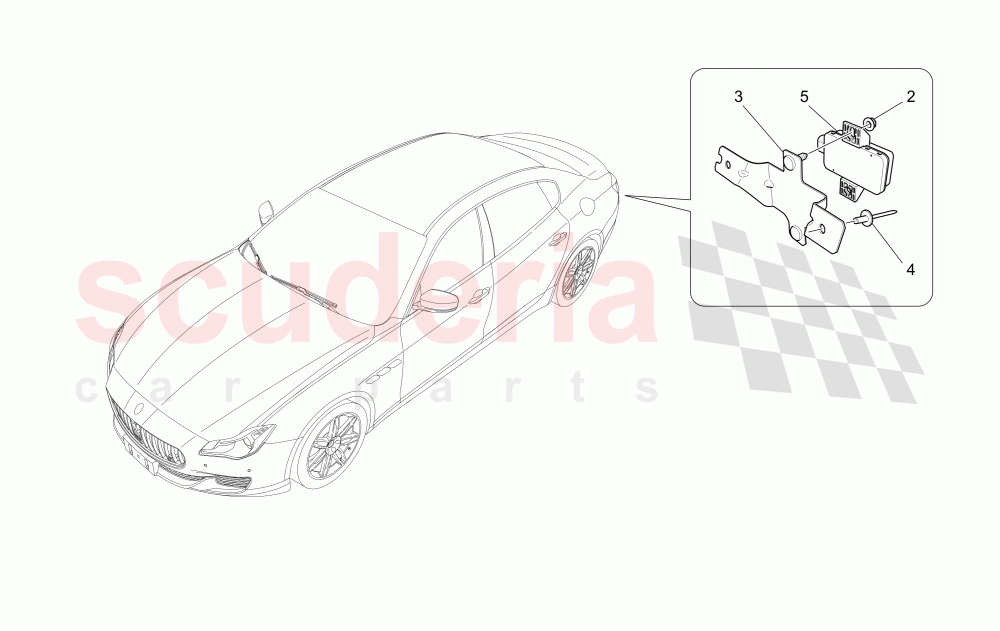 TYRE PRESSURE MONITORING SYSTEM of Maserati Maserati Quattroporte (2017+) Diesel