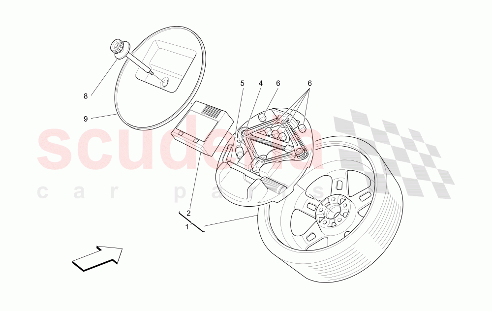 ACCESSORIES PROVIDED of Maserati Maserati 4200 Spyder (2005-2007) GT