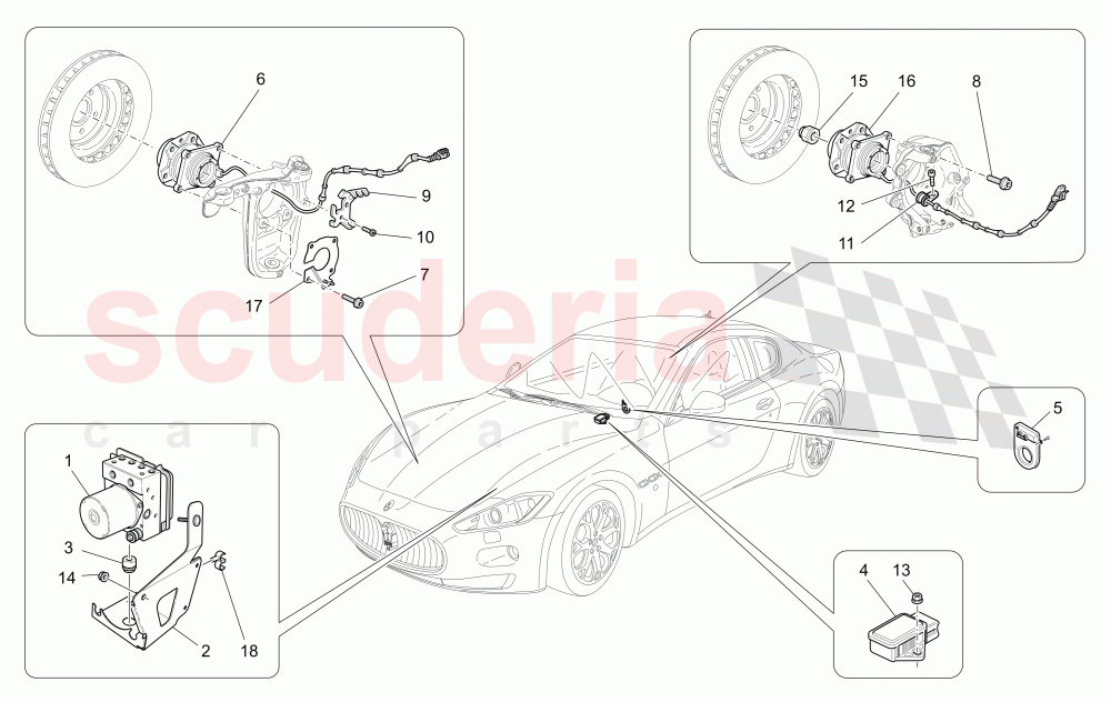 BRAKING CONTROL SYSTEMS of Maserati Maserati GranTurismo (2014+) Auto