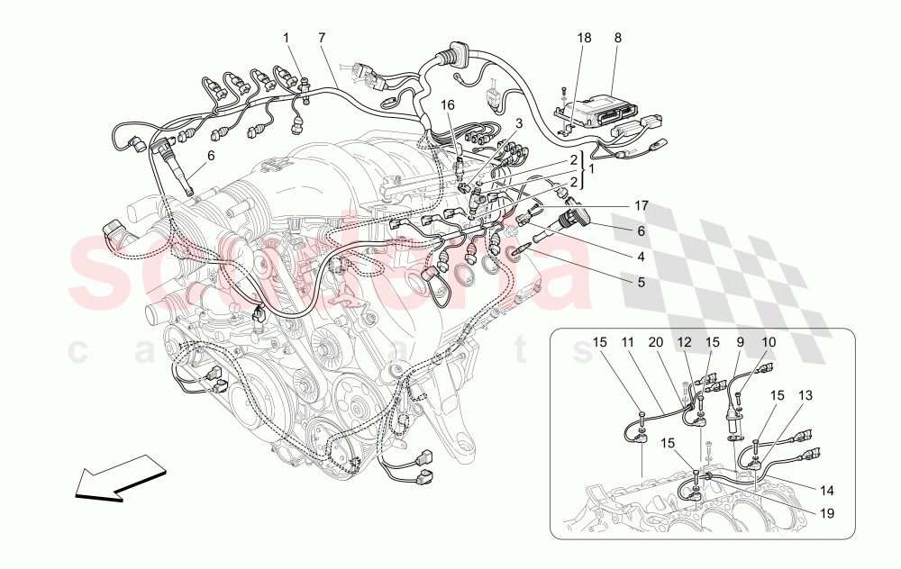 ELECTRONIC CONTROL: INJECTION AND ENGINE TIMING CONTROL of Maserati Maserati Quattroporte (2003-2007) Auto