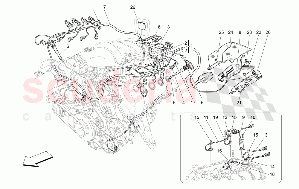 ELECTRONIC CONTROL: INJECTION AND ENGINE TIMING CONTROL of Maserati Maserati GranCabrio (2013-2015) MC